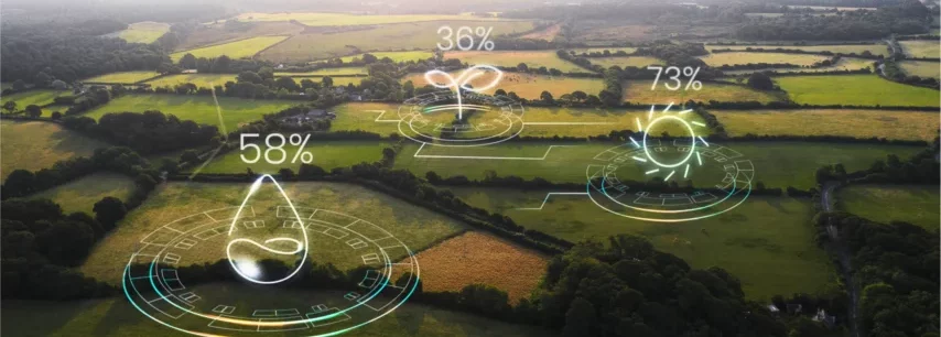 Por dentro da nossa tecnologia: como garantimos previsões meteorológicas com mais de 85% de precisão 3 campo agrícola com símbolos de análises de previsão climática com uso de tecnologia